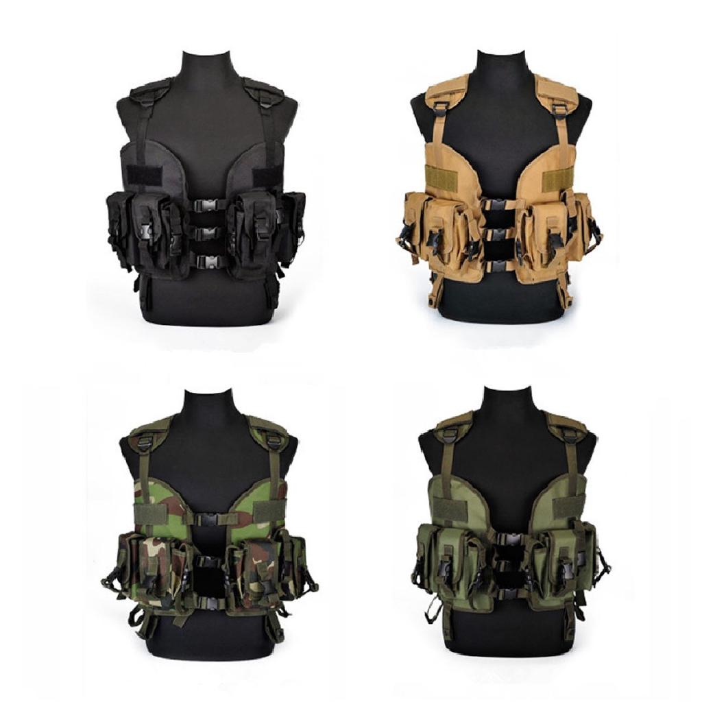 Ready Stock USMC Tactical Modular Waistcoat Vest Carrier Pouch Combat Assault Molle Fhv0