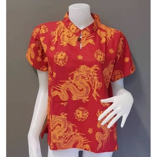 เสื้อคอจีนตรุษจีนเสื้อพื้นเมือง