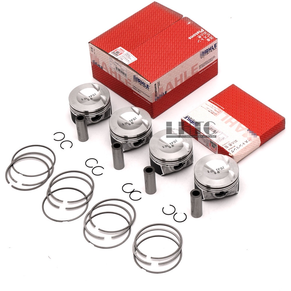 4x 06H107065AM Standard Engine Pistons  Rings 82.51mm 21mm For V W G TI Passat Audi A3 a4 a5 q5 2.0 