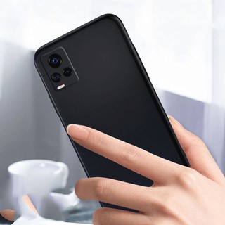 เคสสำหรับ VIVO V20 Pro Case Matte Silicone TPU Soft เคส VIVO V20Pro Back Cover Black Phone Case