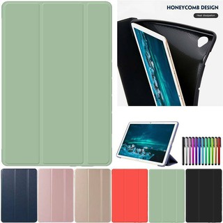 เคสหนัง pu ป้องกันสําหรับ huawei mediapad m 5 lite 8 . 0 นิ้ว (jdn 2 - al 00/w09)