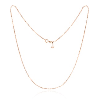 PRIMA สร้อยคอ 18K สี Rose Gold 756N0042-01 **สร้อยเปล่า**