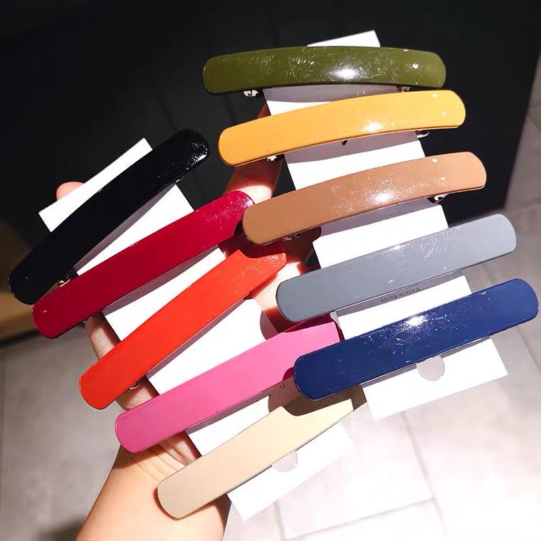 กิ๊บติดผมสปริง Korean Spring Clip ขนาด 9 cm. น่ารักสไตล์เกาหลี หนีบแน่นอยู่ทรง กิ๊บหนีบผม กิ๊บเกาหลี ยางรัดผม กิ๊บแฟชั่น ราคา ถูกที่สุด ดีลบีเคเค แกลเลอรีภาพที่ 4