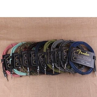 FENDER สายแจ็คกีตาร์อย่างดี 3m 6m ของแท้ หัวตรงสองด้าน