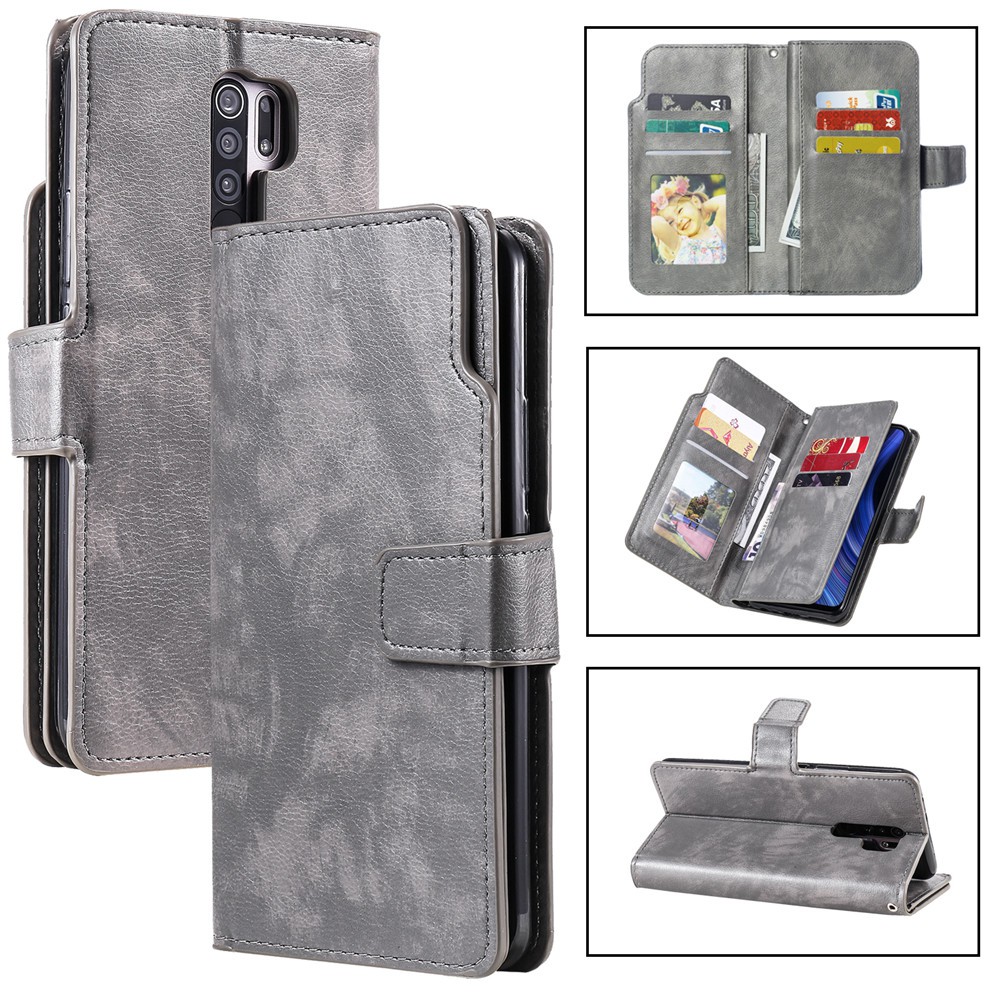 เคส for Huawei P10 P20 P30 Pro Lite Nova 3e 2i 7i เคสฝาพับ เคสหนัง Flip Cover Wallet Case PU Faux Leather Stand Soft Silicone Bumper With Card Slots Pocket