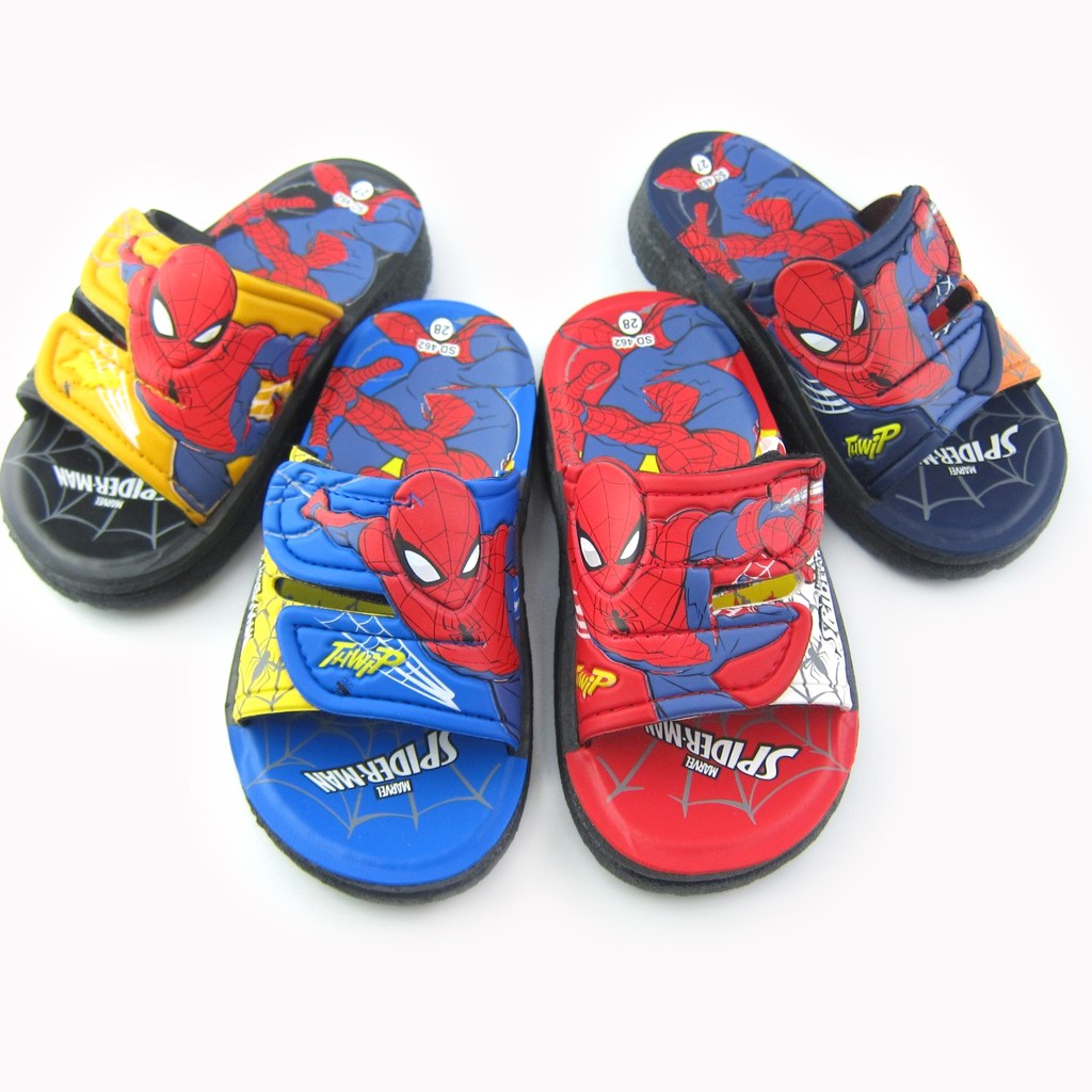 Kenta รองเท้าแตะPVCสวมลายSpiderman รุ่นSD462 ขนาด24-35