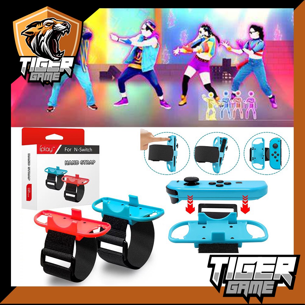 IPlay Hand Strap Nintendo Switch (สายรัดข้อมือ Just Dance)(สายรัดข้อมือ Switch)(Hand Straps Switch)