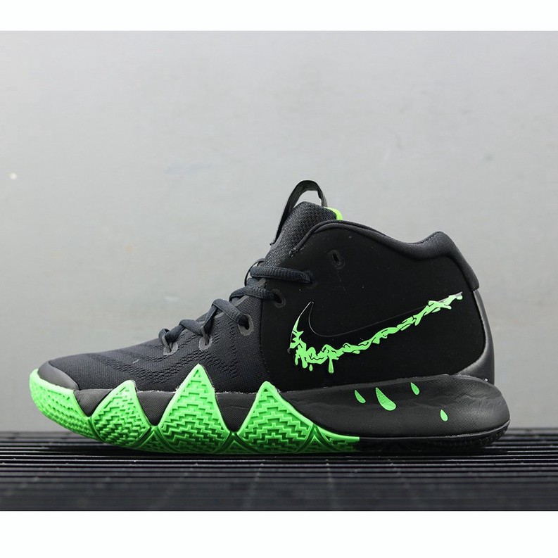 kyrie 4 gray green