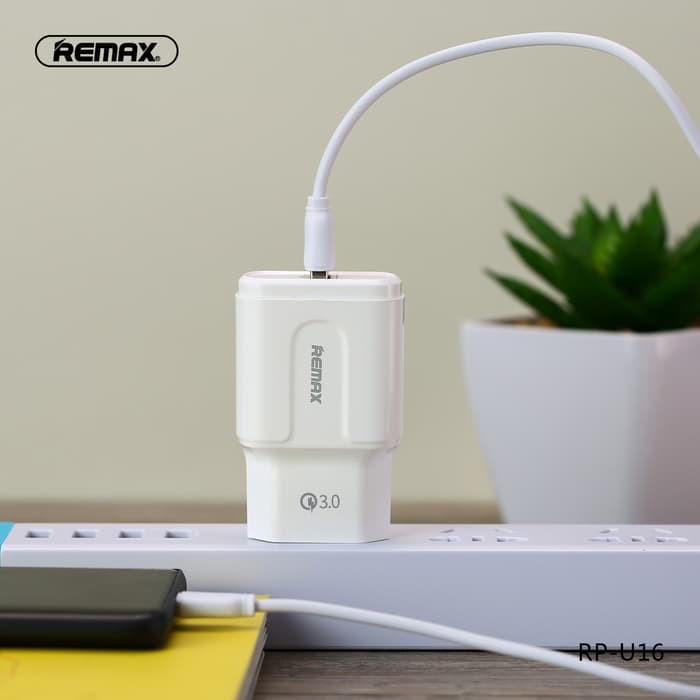 Remax อะแดปเตอร์ชาร์จ Usb Port Rp-U 16 3 A ชาร์จอย่างรวดเร็ว ...