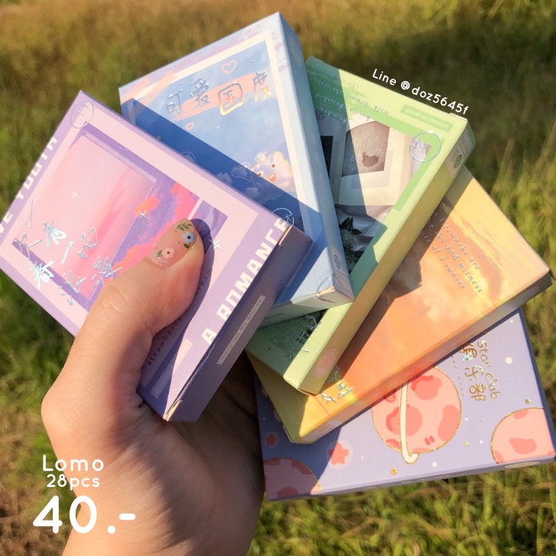 Lomo card กล่อง28ใบ โลโม การ์ดใบเล็ก 5x8 cm กระดาษแข็ง รูปที่ 5