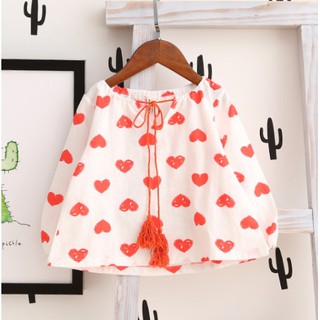 150 : เสื้อผ้าเด็ก พร้อมส่ง -  เสื้อ ทรงหลวมๆ สกรีนลาย ( เสื้อผ้าเด็กเล็ก เสื้อผ้าเด็กโต )