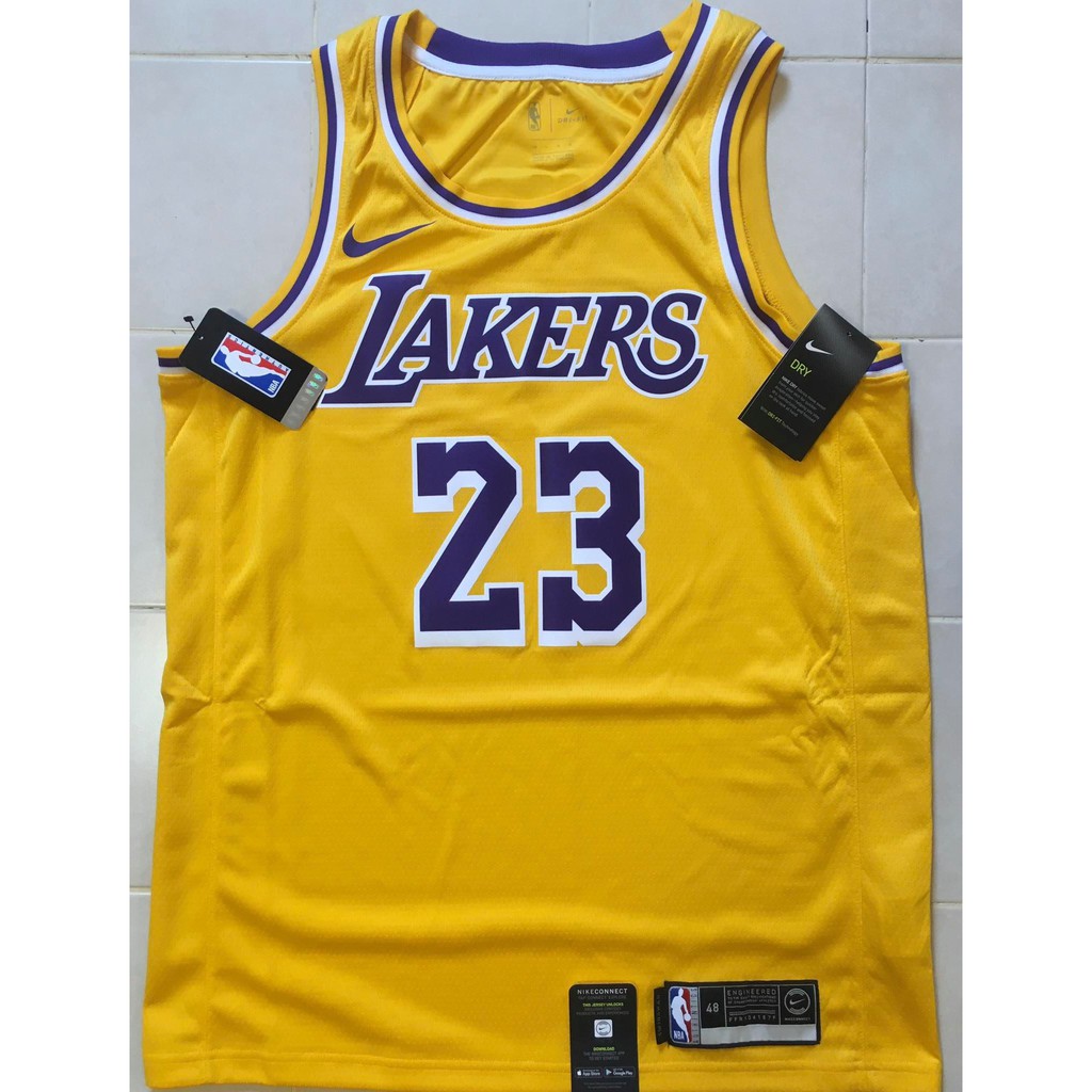 เสื้อบาสไนกี้สวิงแมนของแท้ Nike Nba Swingman Jersey Lebron James Los Angeles Lakers Shopee 