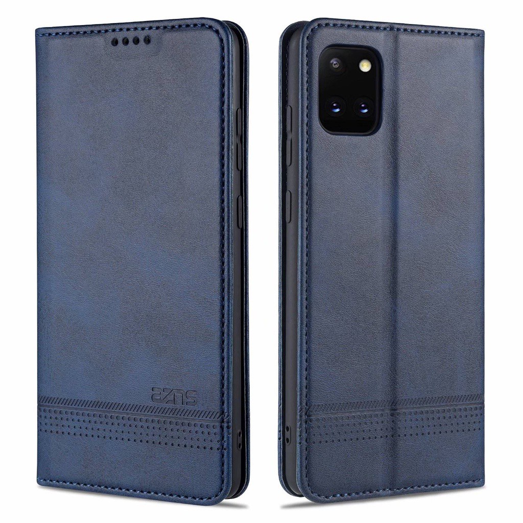 Samsung Galaxy Note 10 Lite Case Flip Magnetic Absorption PU Leather Wallet Phone Case Cover Samsung Note10 Lite Casing Stand Holder