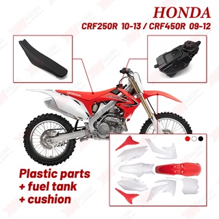 ชุดบังโคลนพลาสติก อุปกรณ์เสริม สําหรับรถจักรยานยนต์วิบาก Honda CRF250R CRF450R