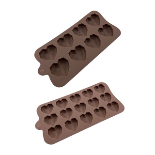 ✿ Cake Decorations Baking Heart Shapes Fondants Chocolates Dripping Clay Moulds