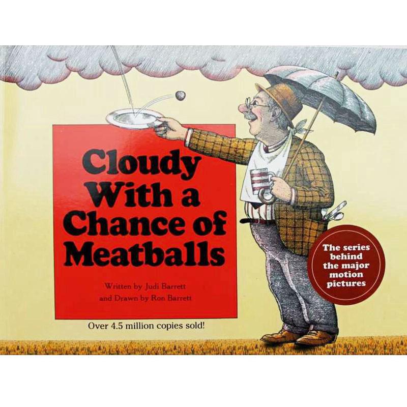 หนังสือภาษาอังกฤษสำหรับเด็ก Cloudy With a Chance of Meatballs Educational English Book