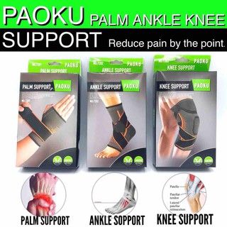 ผ้ารัดข้อมือ,ข้อเท้า,หัวเข่า Paoku palm,ankle,knee support  มีหลายแบบให้เลือก