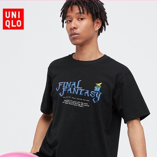 Uniqlo UT เสื้อยืดแขนสั้น พิมพ์ลาย FINAL FANTASY สําหรับผู้ชาย447505S-5XL