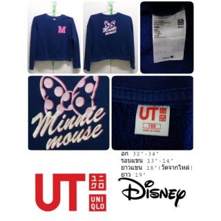 🐭Uniqlo kids minie sweater🐭 เสื้อสเวเตอร์มินนี่แบรนด์ยูนิโคล่ size 150