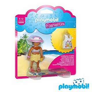 Playmobil 6886  City Life Beach Fashion Girl with Changeable Clothing แอ็คชั่นฟิกเกอร์  ซิตี้ไลฟ สาวแฟชั่นชุดชายทะเล