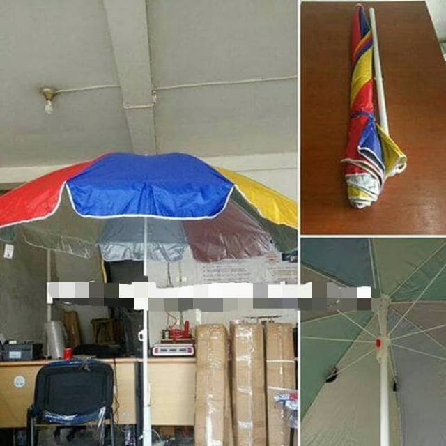 เต็นท์ร่มชายหาดสีรุ้ง 180 ซม._cafe_bazar_