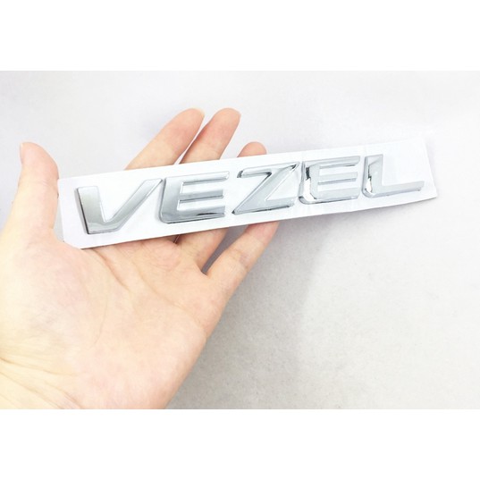 VEZEL Letter Auto Car Emblem Badge Sticker Decal Replacement For Honda VEZEL( HRV ) โลโก้ติดท้าย อักษรแยก
