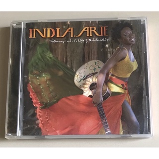 ซีดีเพลง ของแท้ ลิขสิทธิ์ มือ 2 สภาพดี...ราคา 229 บาท “India Arie” อัลบั้ม “Testimony: Vol. 1, Life &amp; Relationship”