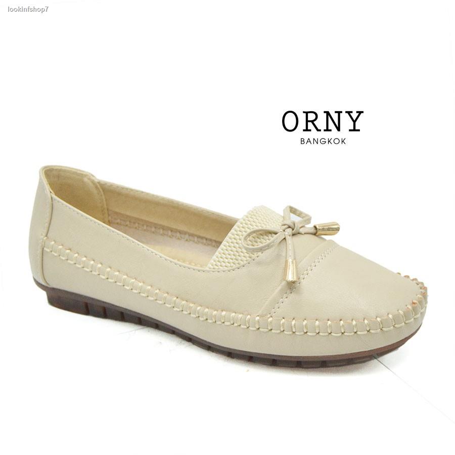 จัดส่งเฉพาะจุด จัดส่งในกรุงเทพฯ✨ 2330 ORNY (ออร์นี่) Bangkok ® รองเท้าคัชชู เพื่อสุขภาพเท้า มีถึงไซส์ 42