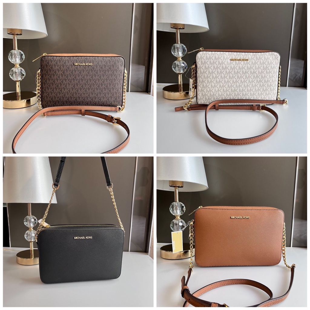 พร้อมส่ง!!! แท้ 💯% จากอเมริกา  MK Michael Kors Jet Set Item Large Crossbody