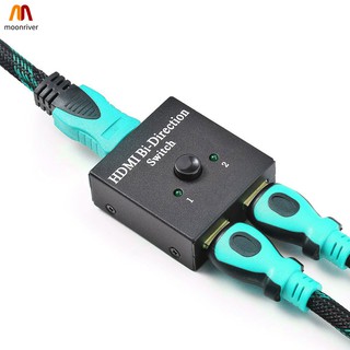 Mr อุปกรณ์เสริมคอมพิวเตอร์ 2 Hdmi Bi - Direction 2x1 / 2 Ultra Hd 4 K 3 D 1080 P