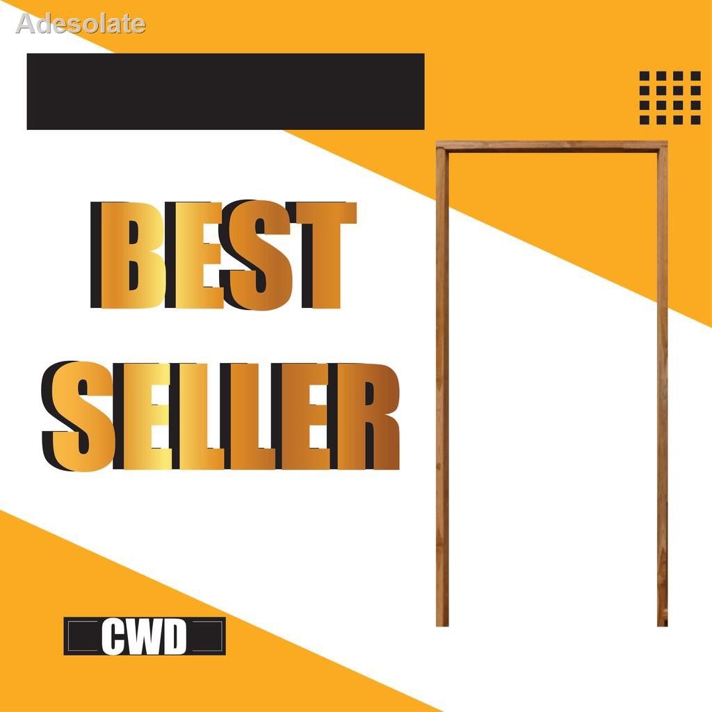 🐝คุณภาพสูง🐝┋CWD วงกบประตู ไม้แดง 100x200 ซม. วงกบ วงกบไม้ ไม้  วงกบ ประตู ประตูไม้ ประตูไม้สัก ไม้จร