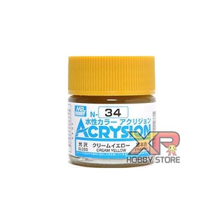 N34 Acrysion Cream Yellow (10 ml)