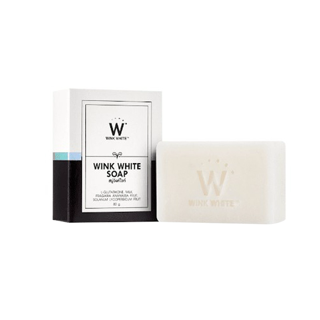 Wink White Soap สบู่กลูต้า สบู่วิงค์ไวท์ 80 g.