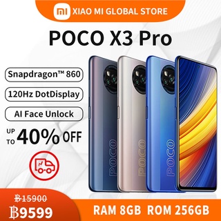 【การจัดส่งที่รวดเร็ว】 POCO X3 Pro โทรศัพท์มือถือ global version  (8GB+ 256GB) 100%  Original Smartphone Qualcomm®Snapdragon™860 120Hz Dotdisplay 5160mAh 33W Fast Charging Android Mobile Phone  Face Unlocked img 0
