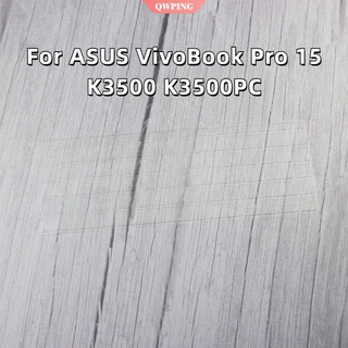 Asus VivoBook Pro 15 K3500 K3500PC ป้องกันฝุ่น TPU แป้นพิมพ์ ฟิล์ม โน๊ตบุ๊ค แป้นพิมพ์ ฟิล์มป้องกัน