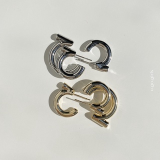 U.GO.GIRLS — Rozne Earring — ต่างหูก้านเงิน