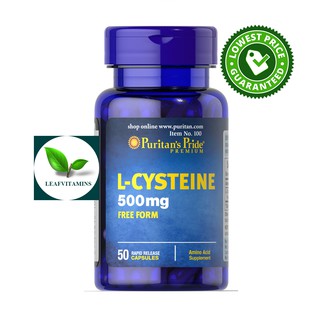 Puritans Pride L-Cysteine 500 mg / 50 Capsules