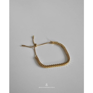 Bright and Shine - ANGLE CHAIN BRACELET (Freesize)