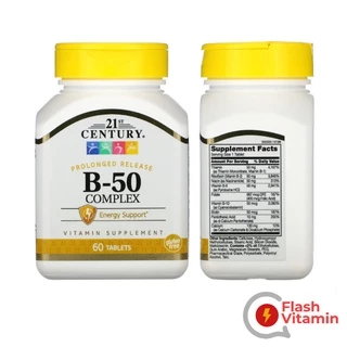 [พร้อมส่ง ] 21st Century , วิตามินบีรวม B-Complex,B-1, B-6, B-12, B-50 Complex , B-100 Complex, Stress B