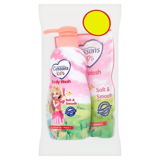 🔥The Best!! คัสสัน คิดส์ สบู่เหลว สูตรเนียนนุ่มและอ่อนละมุน 350มล. Cussons Kids Mild Formula Baby Wash 350ml