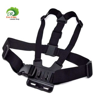 สายคาดอกพร้อมอุปกรณ์ GoPro Chest Strap Belt Body Tripod Harness Mount for GoPro Hero 11/10/9/8/7/6/5/4/3 SJCam YI Camera