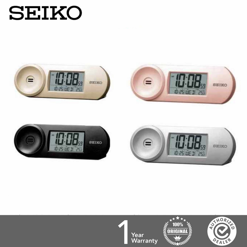 Seiko นาฬิกาปลุกดิจิทัล ระบบควอตซ์ QHL067 &amp; QHL902 รุ่น Coca-Cola