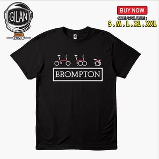 Brompton เสื้อยืด ลายจักรยานพับได้ SAKAZUKI