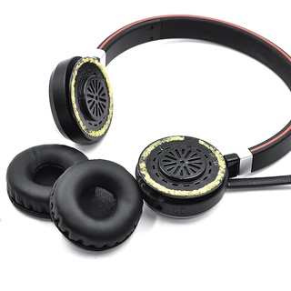 แผ่นฟองน้ำครอบหูฟัง แบบหนัง สําหรับ Jabra evolve 20 20se 30 30II 40 65 65+