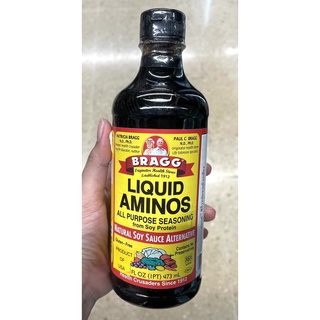 ชีอิ๊วขาวคีโต 100% Bragg liquid aminos ซีอิ๊วคีโต 473ml **แท้ 100%** ซีอิ๊วขาวจากอเมริกา #ภาพถ่ายจากสินค้าจริง 100%