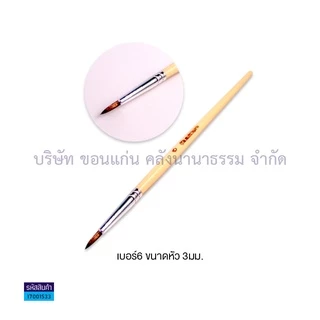 💙KKNT | พู่กัน พู่กันกลม พู่กันสีน้ำ พู่กันสง่า มะยุระ - มีให้เลือก เบอร์0 ถึง เบอร์12