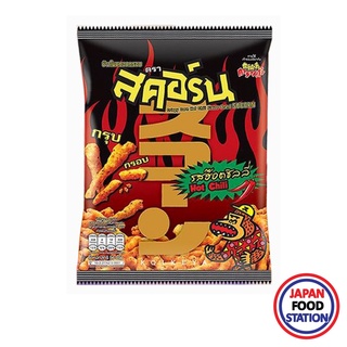 SUCORN HOT CHILI 56G (17933) สคอร์นข้าวโพดทอดกรอบ รสฮ๊อตชิลลี่ ขนมข้าวโพดอบกรอบ JAPANESE SNACK