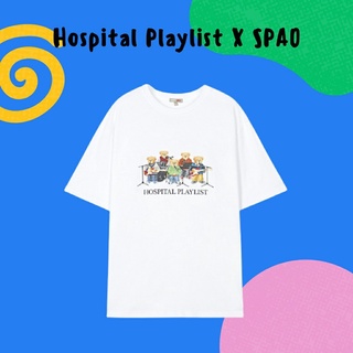 Tee เสื้อยืดแฟชั่น ✼℗☃เสื้อยืด พิมพ์ลาย PARANSOL BAND PLAYLIST SPAO DRAKOR สไตล์เกาหลี 99Z NETFLIX