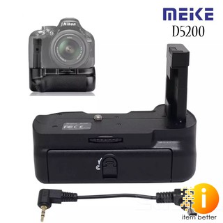 Meike MK-D5200 Battery Grip For NIKON D5200 เเบตเตอรี่กริป รับประกัน 1ปี