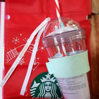 แก้วStarbucksแท้100% #Coldcup #โดมเรนเดียร์ Xmas collection 2018 From Korea